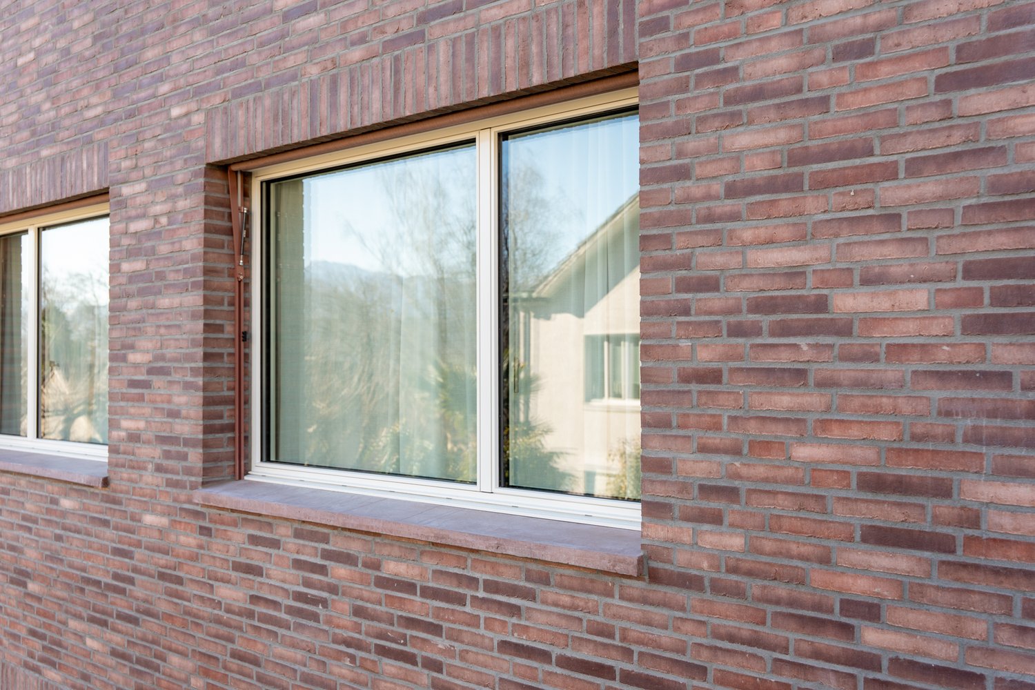 Detail Fenster der Fassade