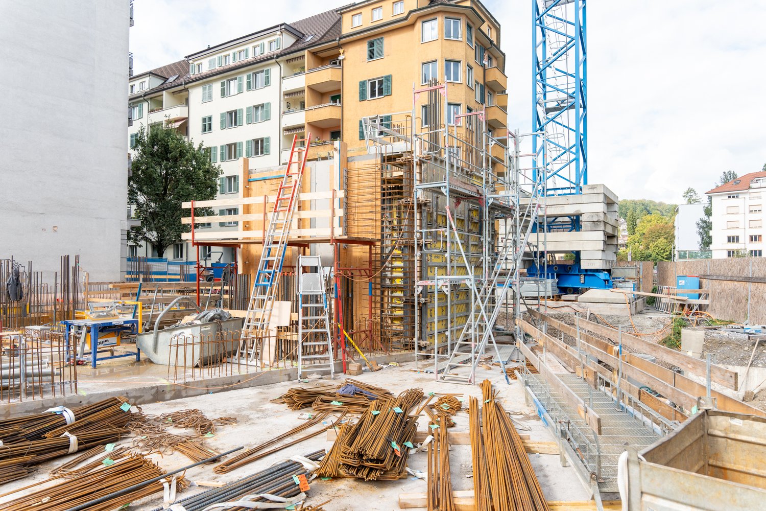 Untergeschoss Rohbau