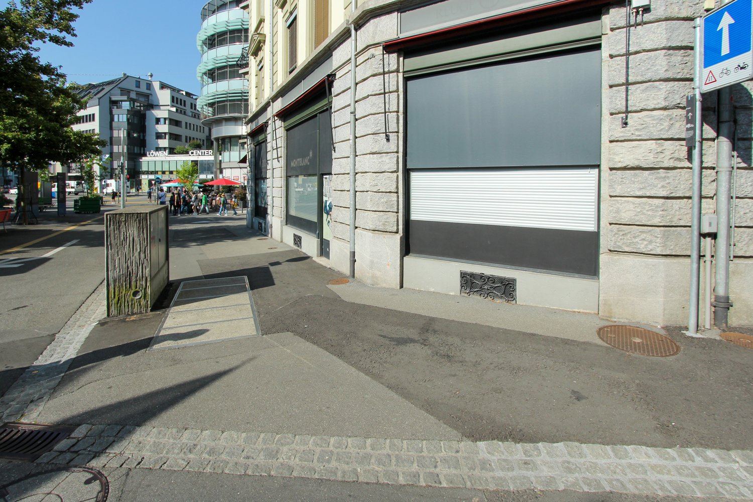 Denkmalstrasse in Luzern nach der Sanierung der Werkleitungen