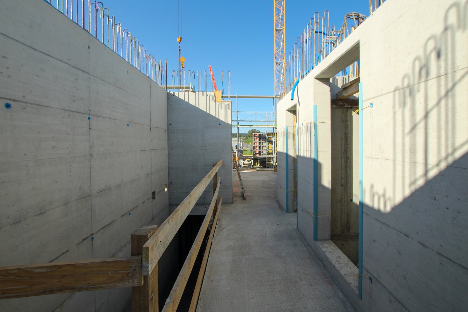 Baumeisterarbeiten beim Neubau der MFH in Rain