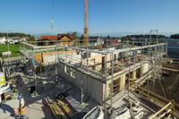 Baumeisterarbeiten beim Neubau der MFH in Rain
