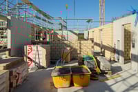 Baumeisterarbeiten beim Neubau der MFH in Rain
