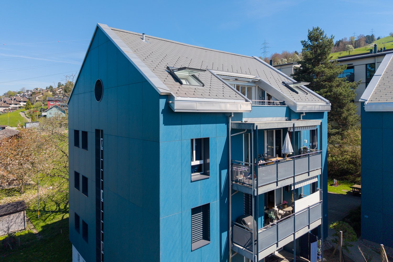 MFH mit der sanierten Fassade