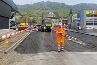 Belagsarbeiten Oberfeldstrasse Root