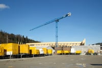 Neubau Produktionshalle Strüby Rohbau