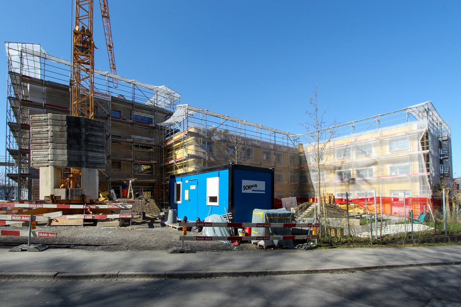 Fassadensanierung Langmatt in Rotkreuz