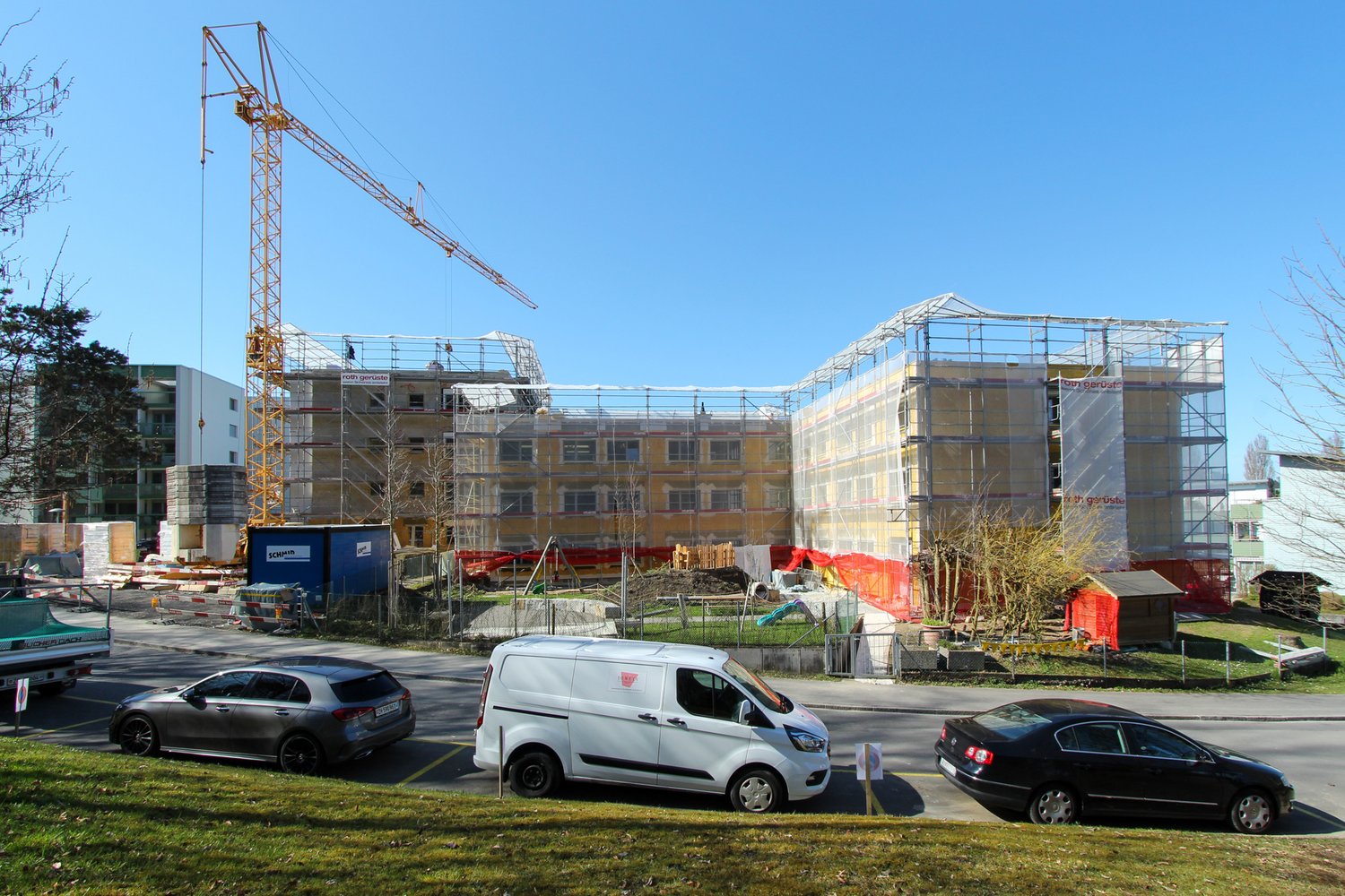 Fassadensanierung Langmatt in Rotkreuz