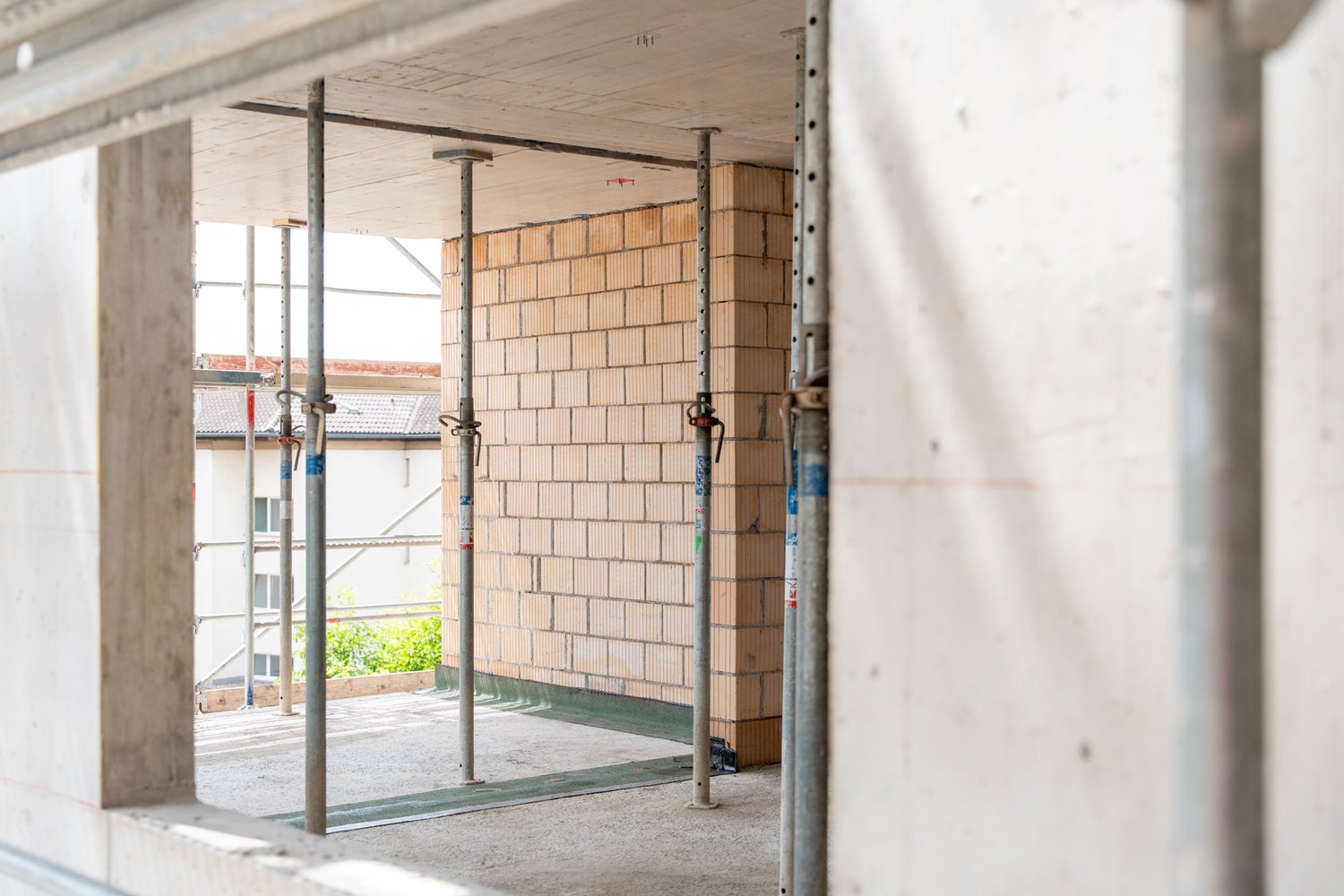 Innenwände aus Mauerwerk und Beton