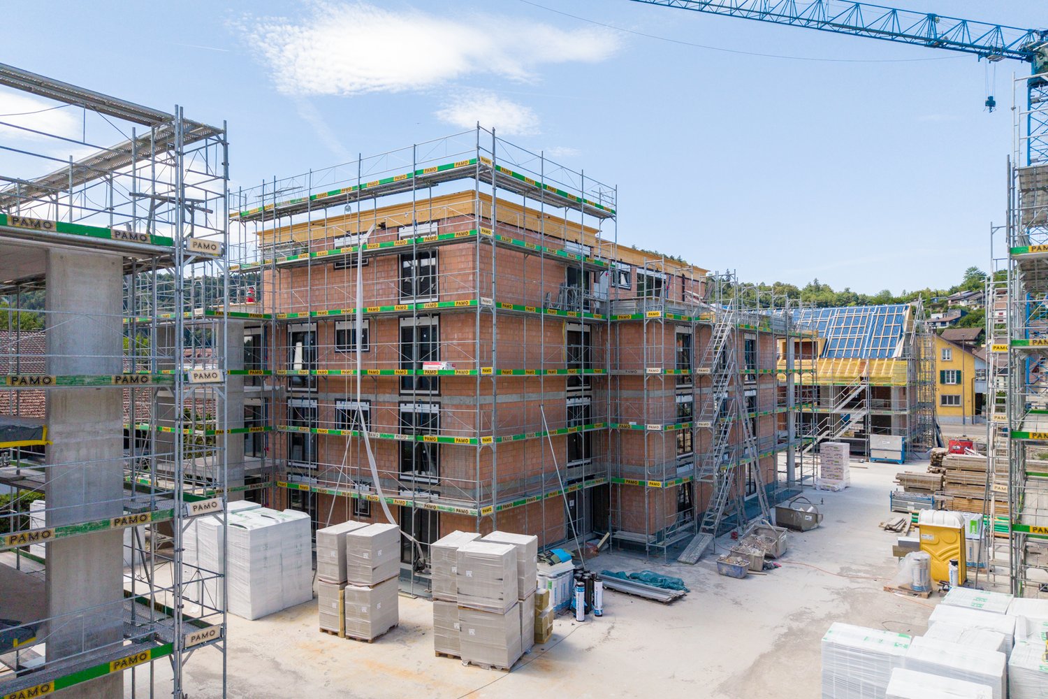 Rohbau des MFH in Schafisheim