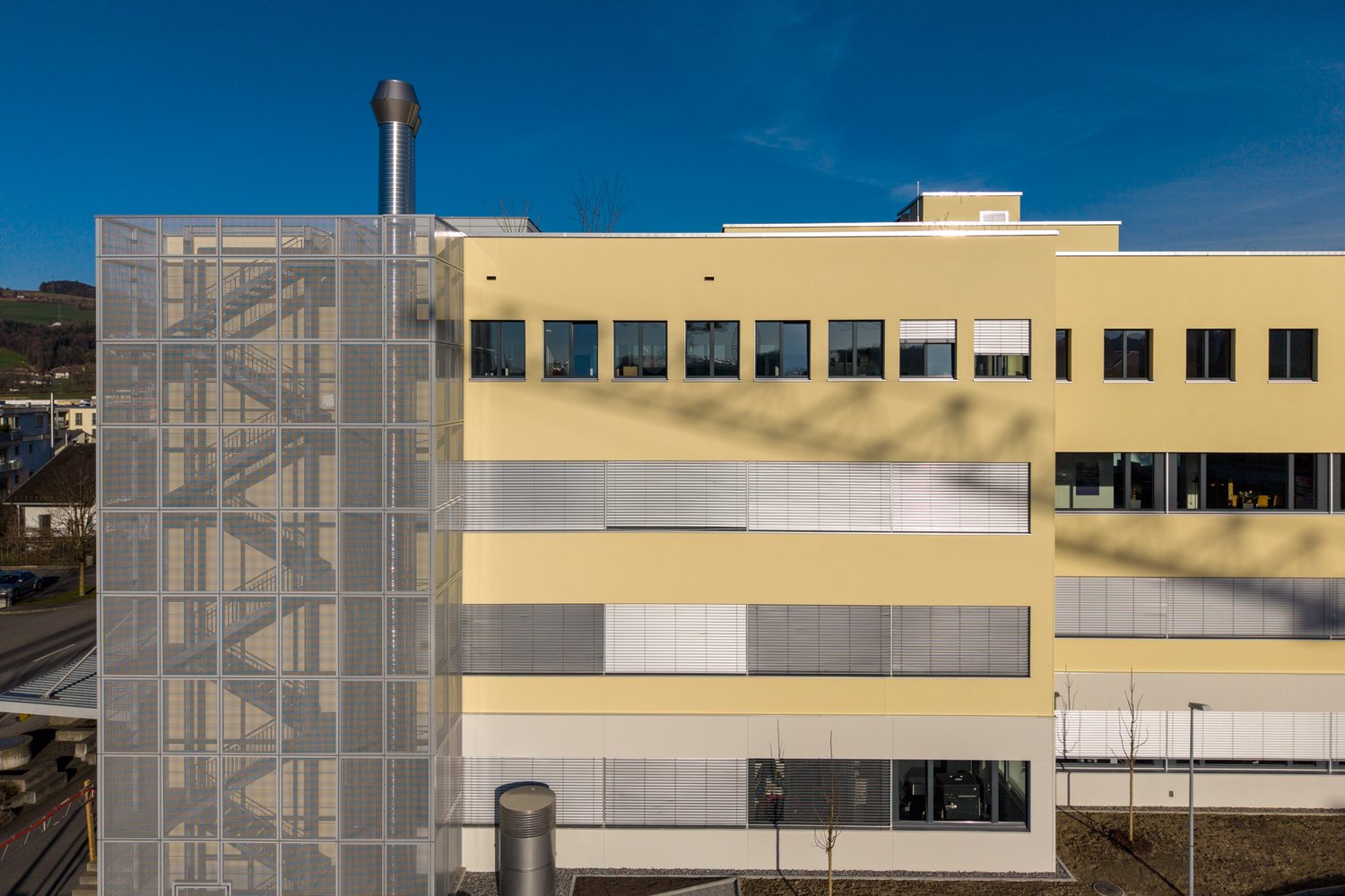 Blick auf die Fassade