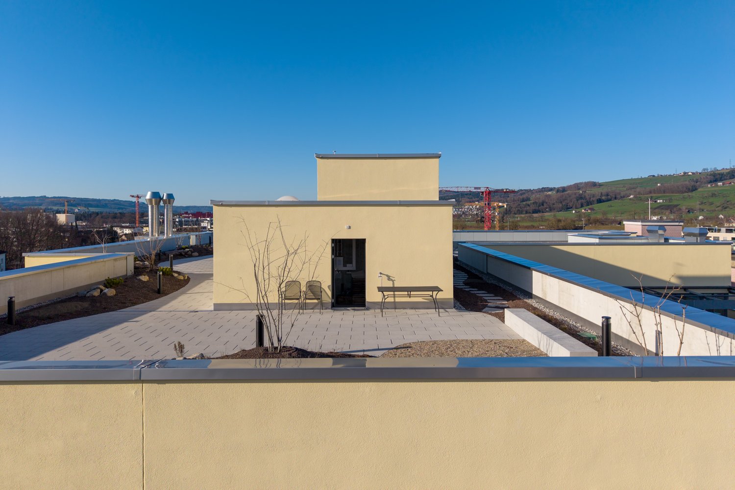 Dachterrasse des AWB Brändi