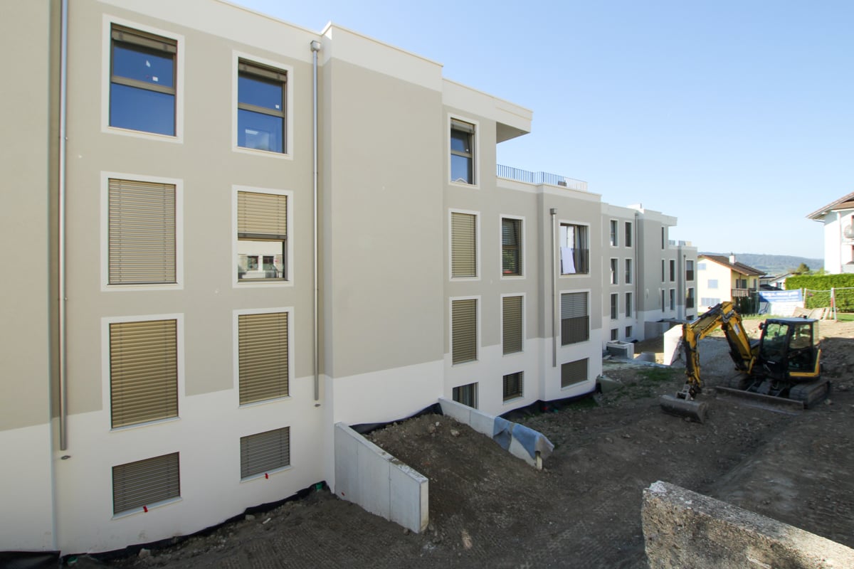 Fassade des MFH Birkenweg in Triengen