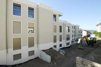 Fassade des MFH Birkenweg in Triengen
