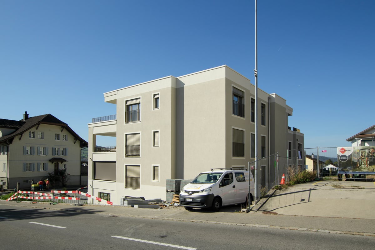Fassade des MFH Birkenweg in Triengen