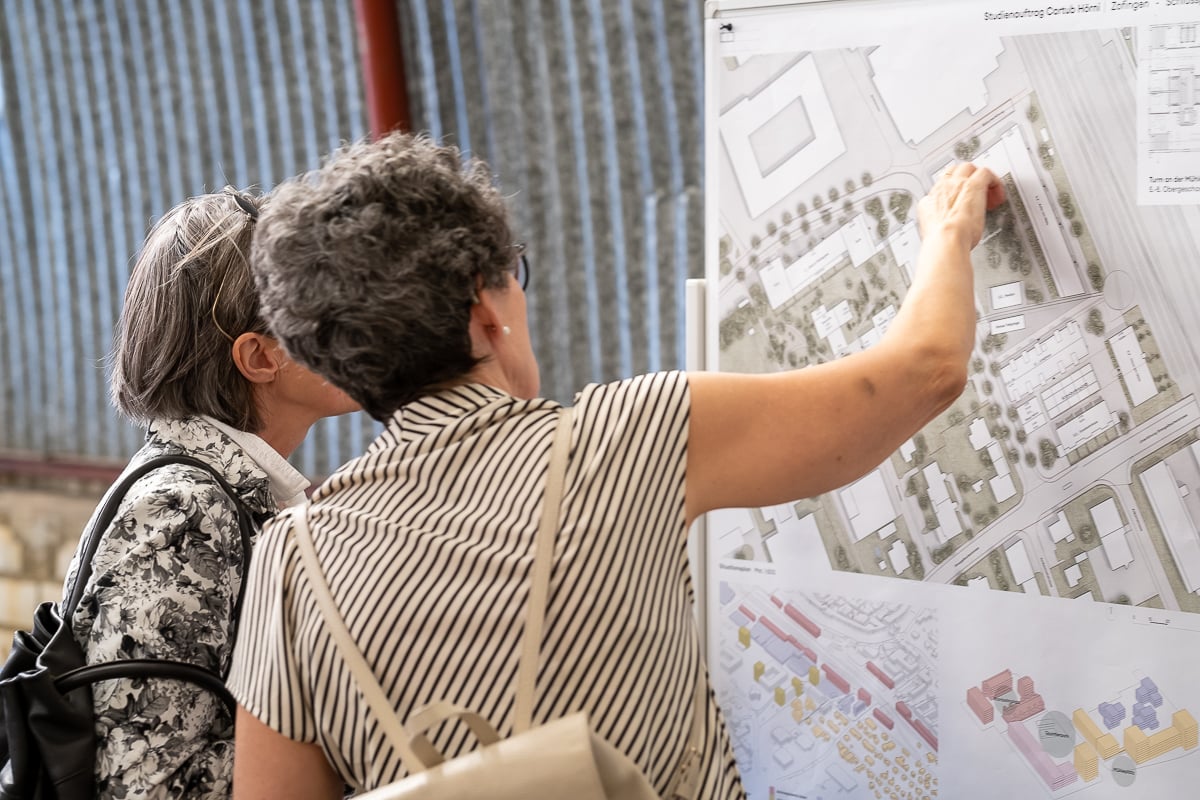 Projektpräsentation des Architekturwettbewerbes Cartub/Hörni-Areal in Zofingen