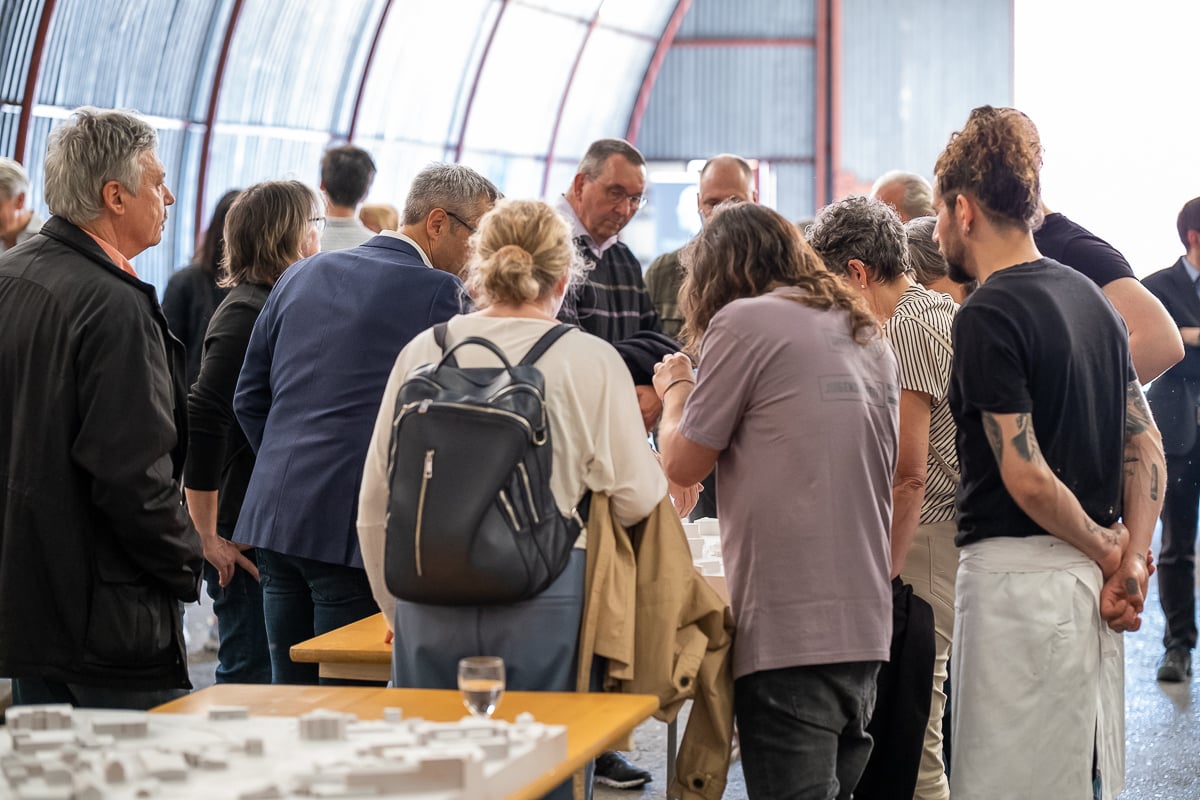 Projektpräsentation des Architekturwettbewerbes Cartub/Hörni-Areal in Zofingen