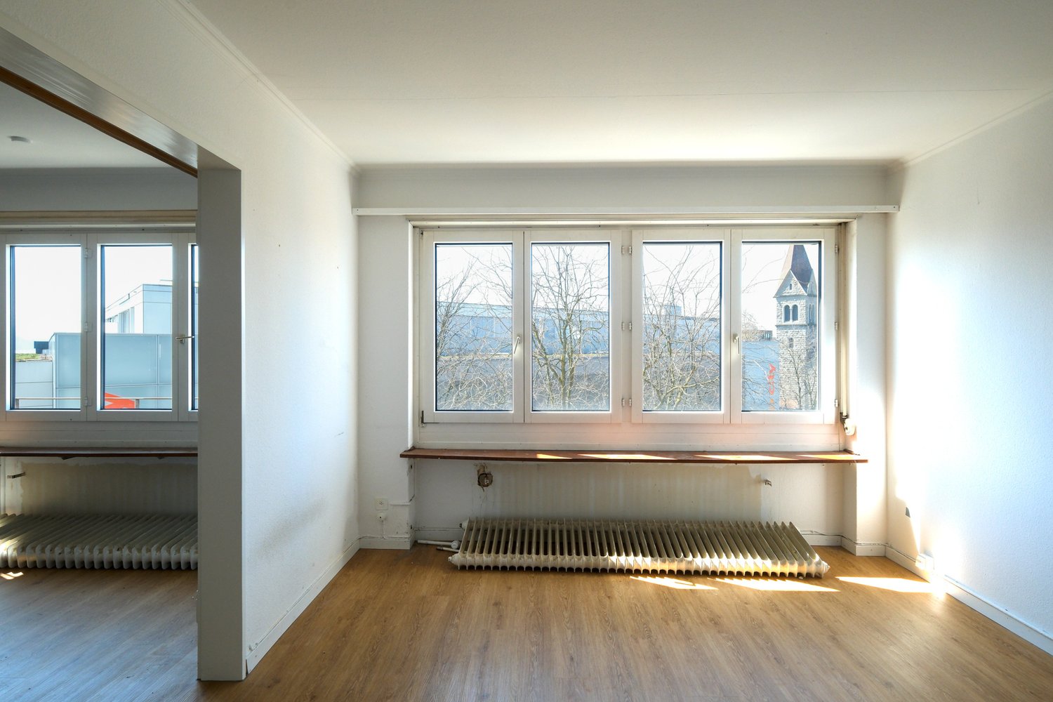 Wohnraum vor dem Umbau
