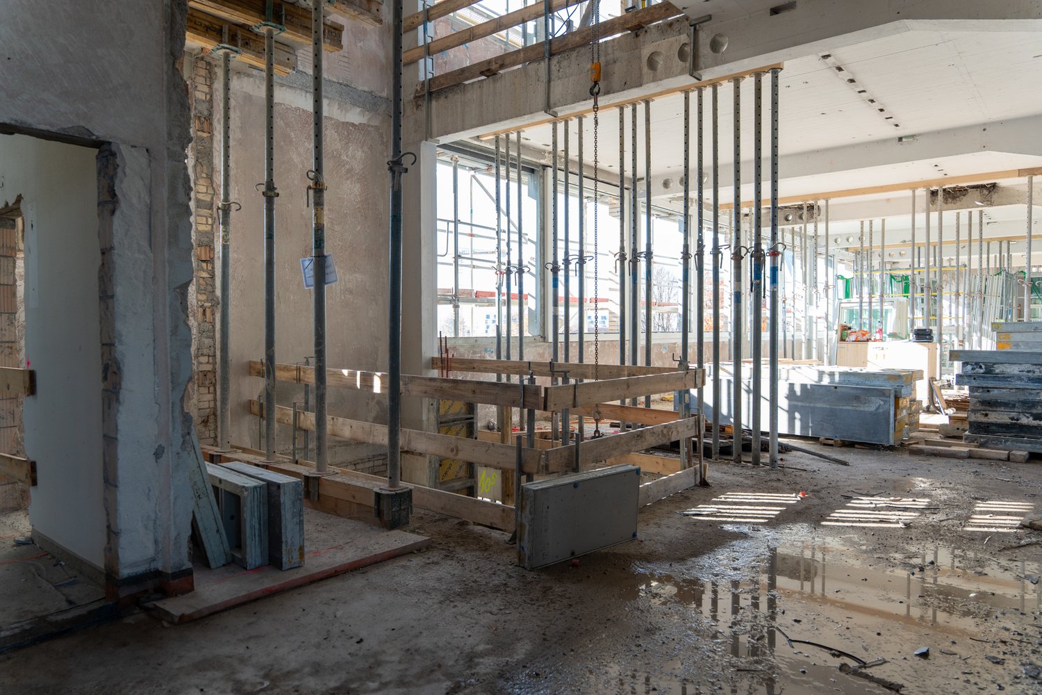 Sanierungsarbeiten der bestehenden Räume