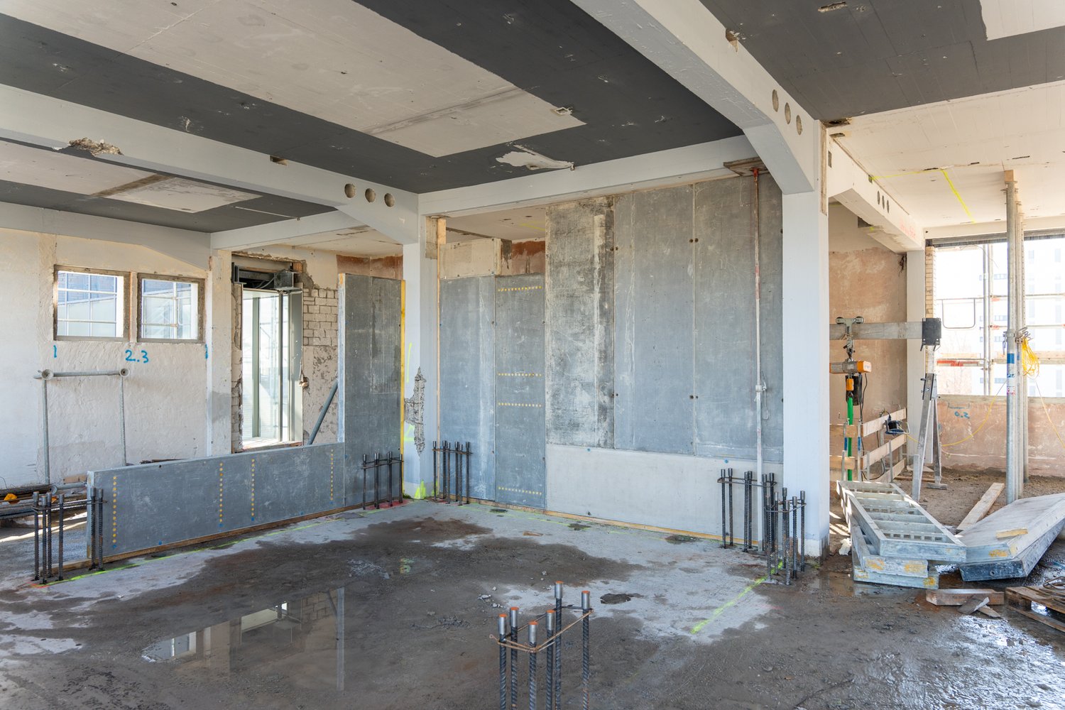 Sanierungsarbeiten der bestehenden Räume