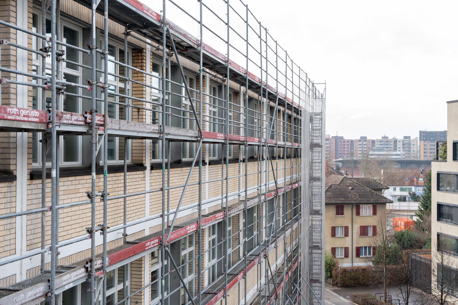 Fassade des Gebäudes in Zug