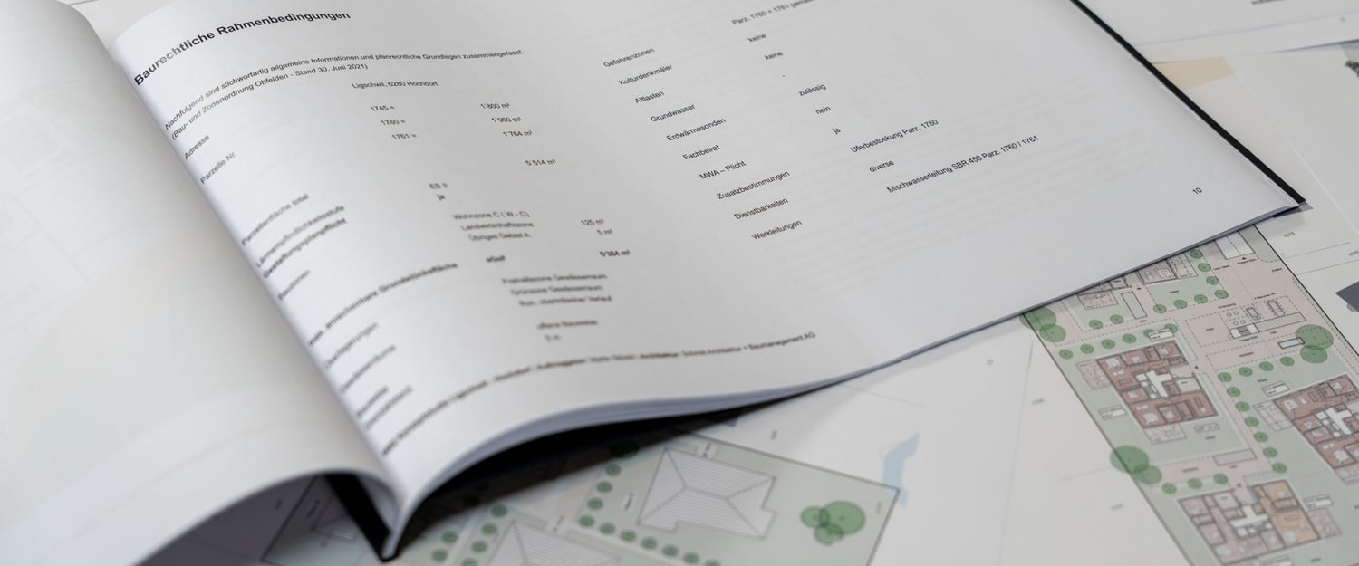 Machbarkeitsstudie mit Plänen
