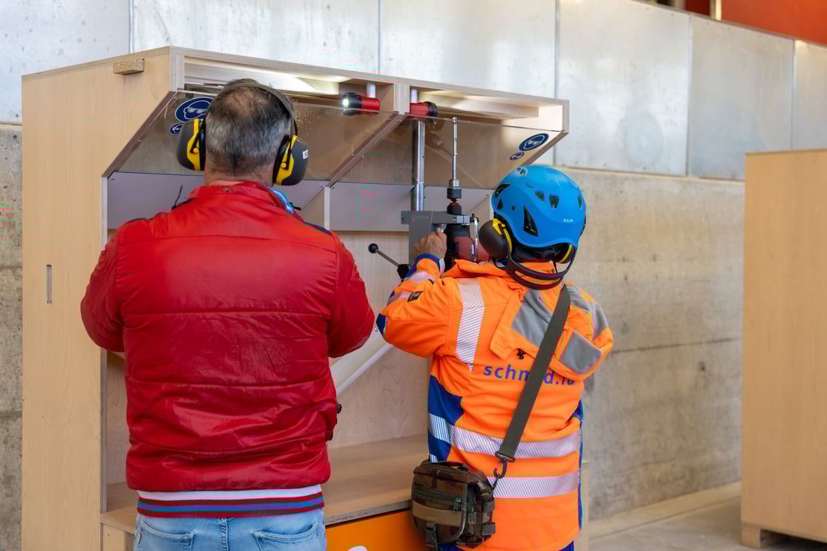 Schulung zum Thema Augenschutz