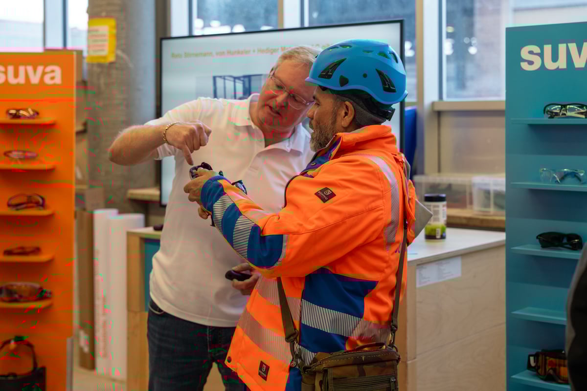 Schulung zum Thema Augenschutz