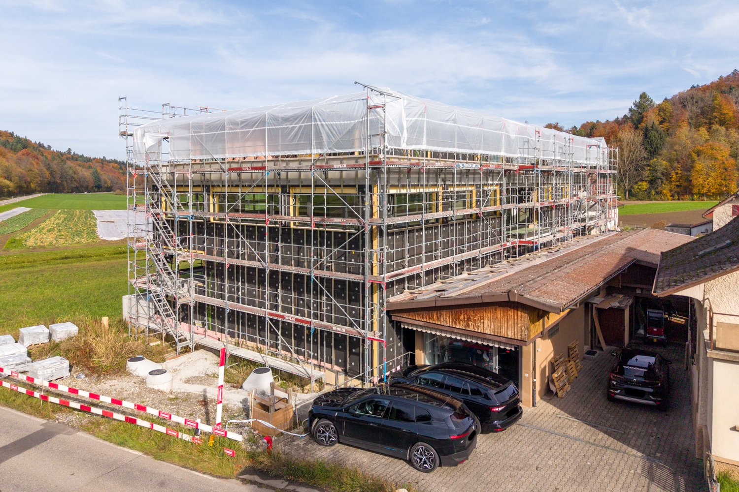 Luftaufnahme des WGH in Uerkheim