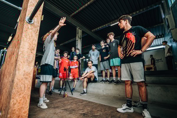 Wettkampf Parkour in Luzern
